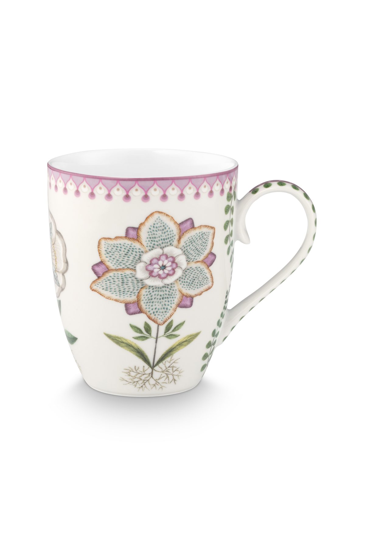 Pip Studio Lily&Lotus lila Tea for One 3 tlg. Set – Bild 4