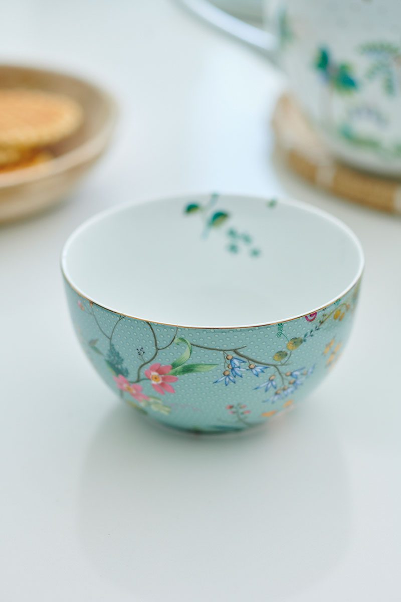 Pip Studio Jolie Flower türkis Bowl Schale 12cm – Bild 2