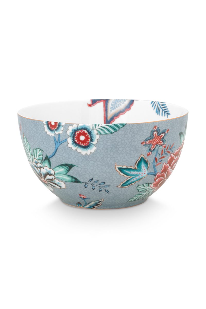 Pip Studio Flower Festival blue Bowl Schale 15cm – Bild 5