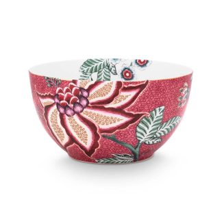 Pip Studio Flower Festival dark pink Bowl Schale 15cm