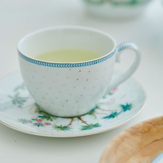 Pip Studio Jolie Tasse m.Teller Dots gold 2tlg. Set