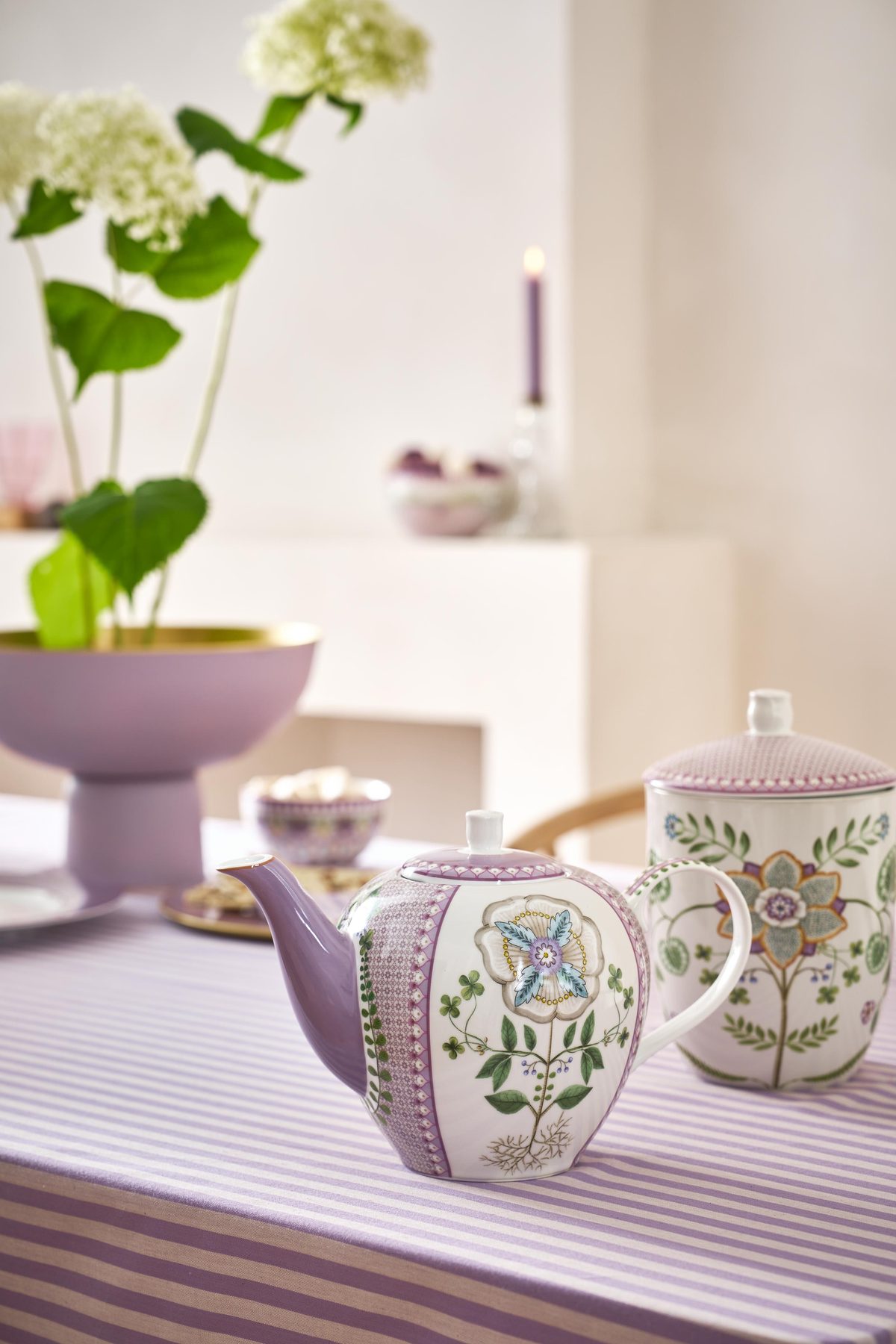 Pip Studio Lily & Lotus lila Tea Pot Teekanne 1,6l – Bild 4
