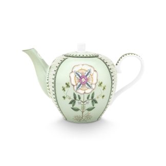 Pip Studio Lily & Lotus green Tea Pot Teekanne 1,6l