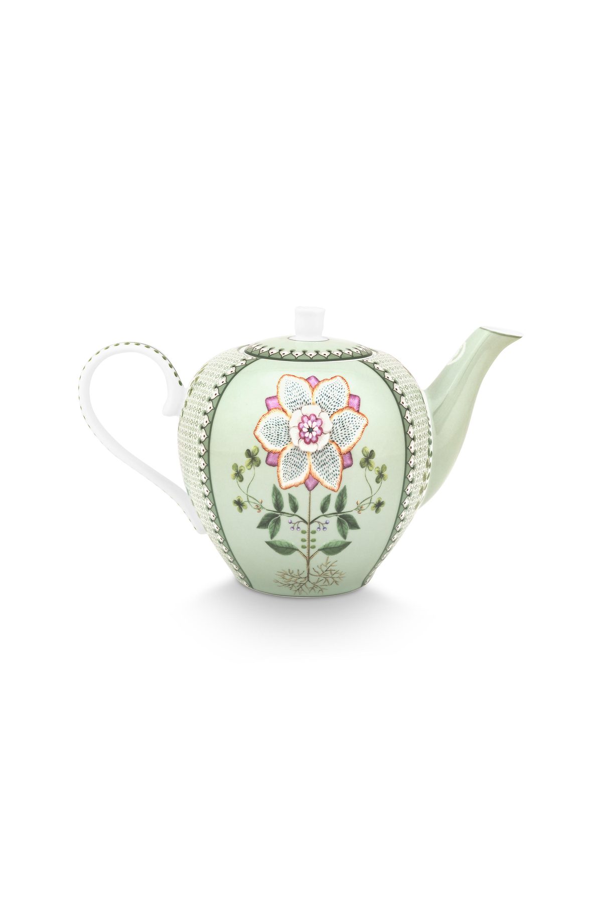 Pip Studio Lily & Lotus green Tea Pot Teekanne 1,6l – Bild 2