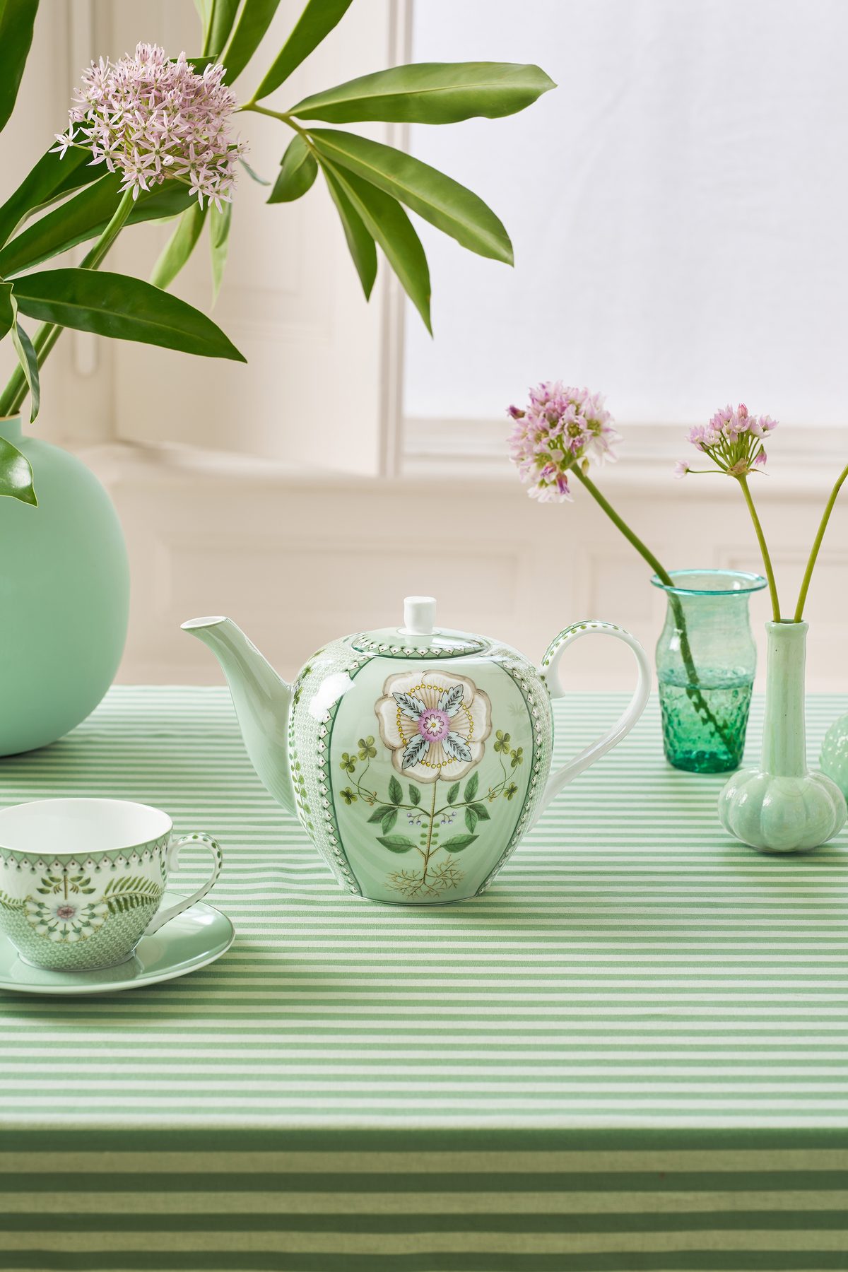 Pip Studio Lily & Lotus green Tea Pot Teekanne 1,6l – Bild 4