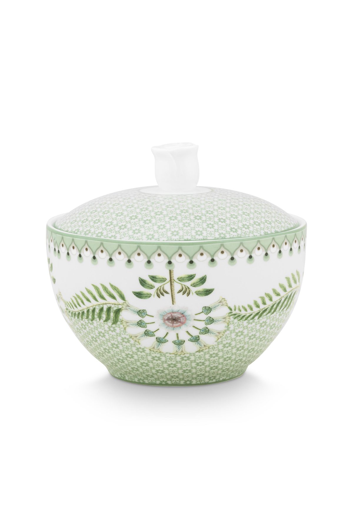 Pip Studio Lily & Lotus green Sugar Bowl Zuckerdose – Bild 2