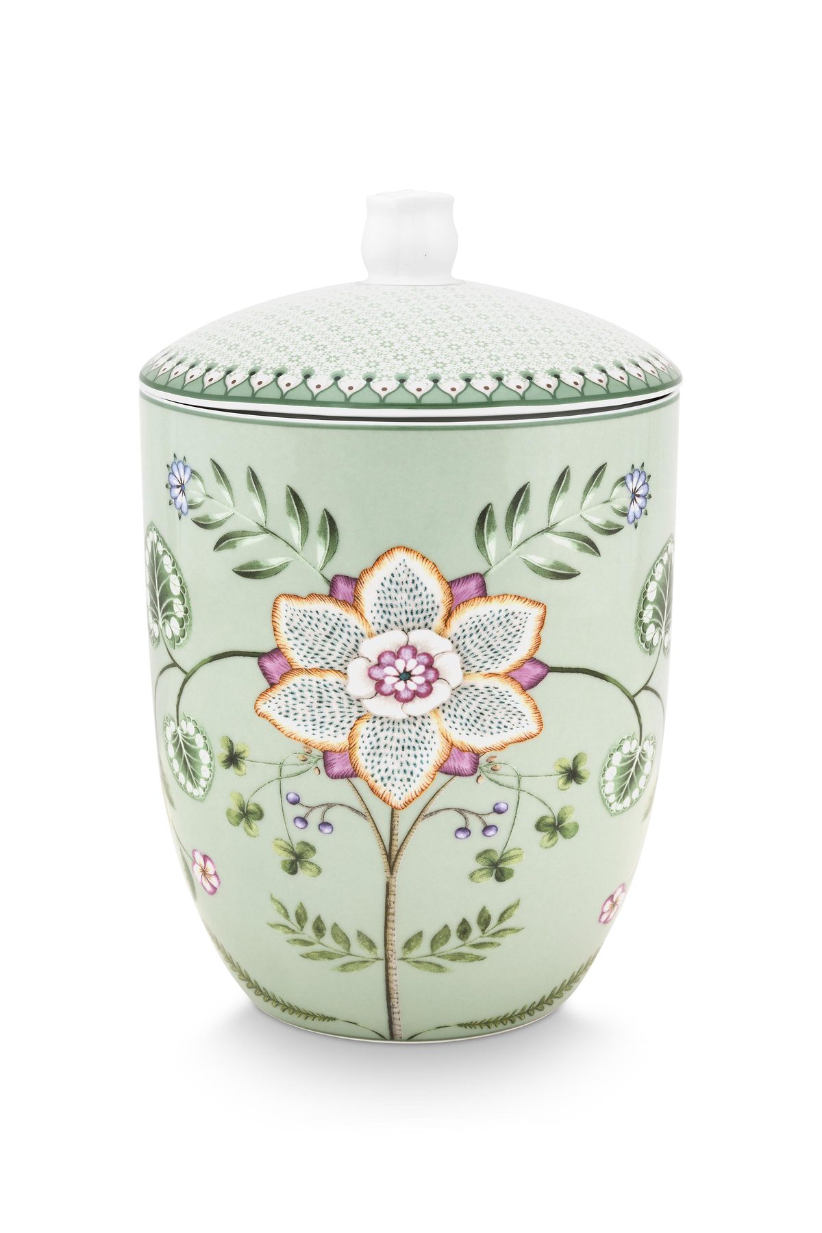 Pip Studio Lily & Lotus green Aufbewahrungsdose 21cm – Bild 2
