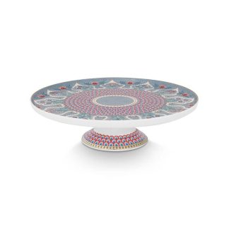 Pip Studio Flower Festival blue Cake Tray Tortenplatte