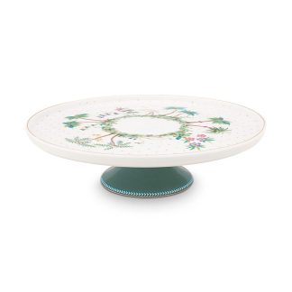 Pip Studio Jolie Cake Tray Home Tortenplatte 21cm Dots gold