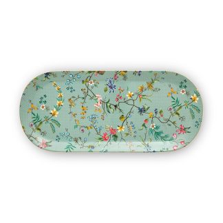 Pip Studio Jolie Flower türkis Cake Tray Kuchenplatte 33cm