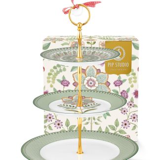 Pip Studio Etagere Lily&Lotus green 26,5cm