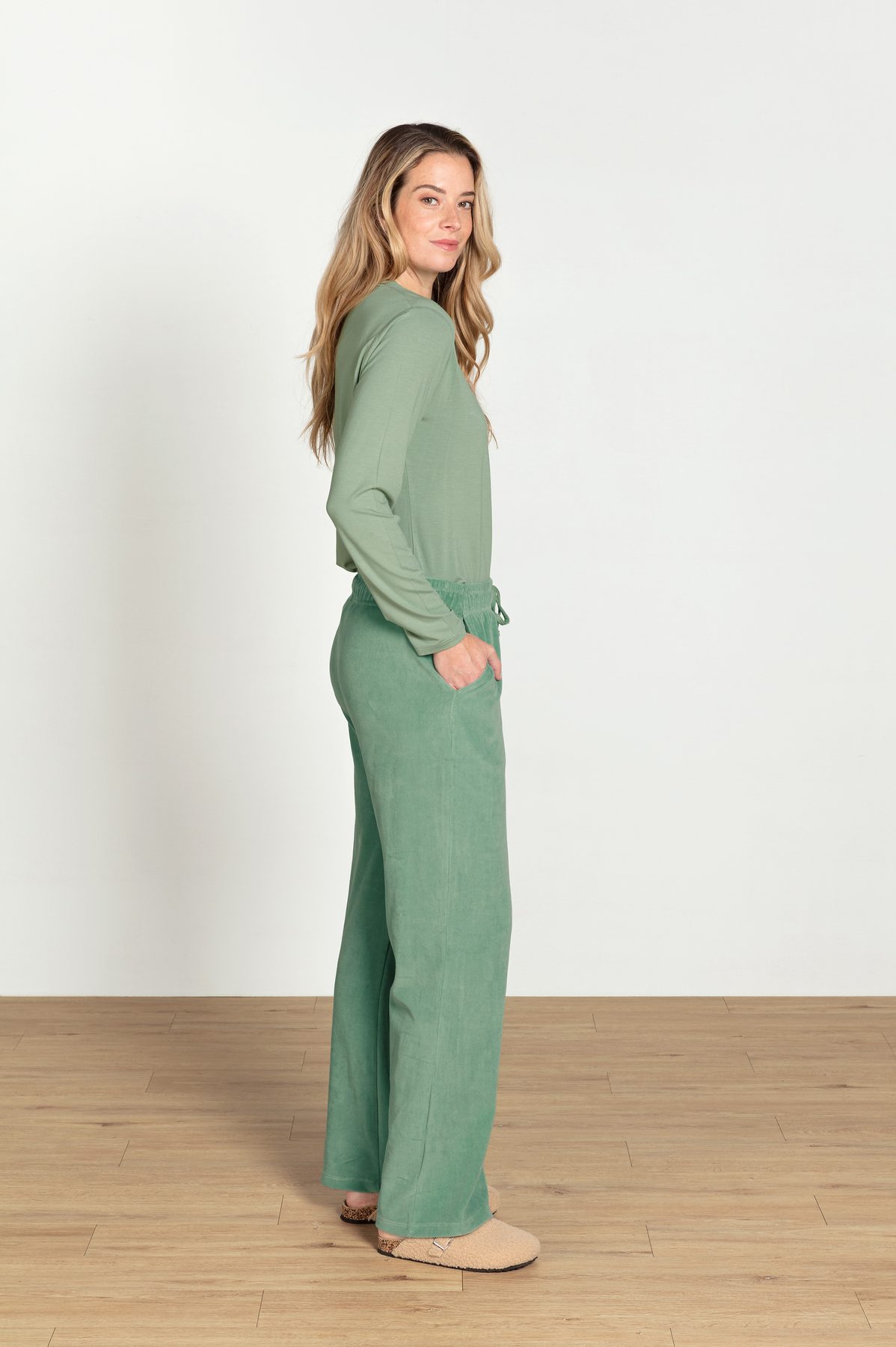 Pip Studio Tom Langarmshirt Grün – Größe S – Bild 5