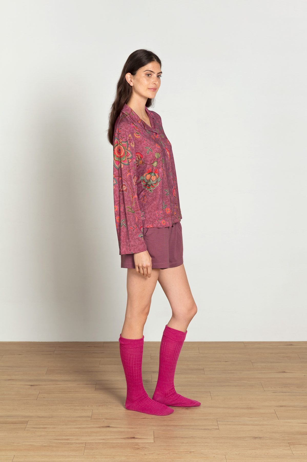 Pip Studio Faye Langarmshirt Mumbai Morning Pink – Größe XS – Bild 4