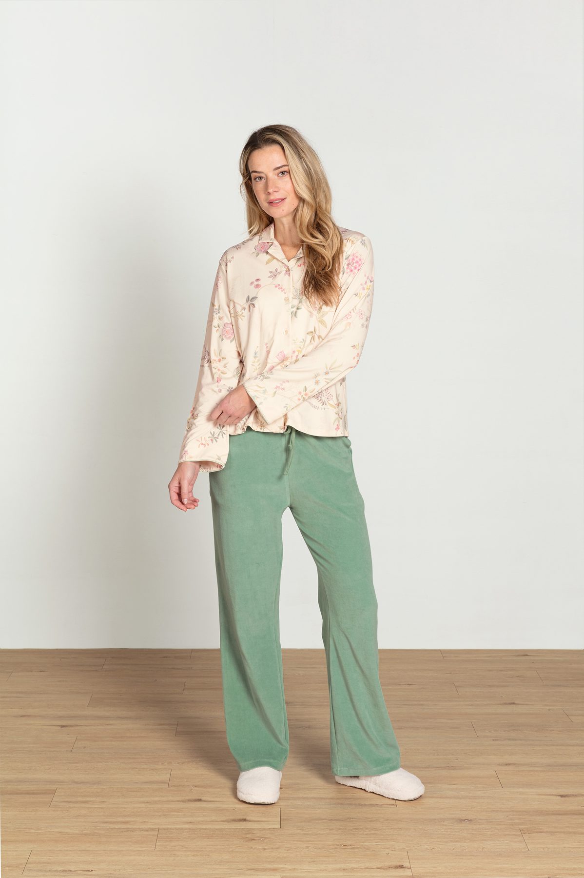 Pip Studio Faye Langarmshirt Bodhi Flower Off White – Größe S – Bild 3