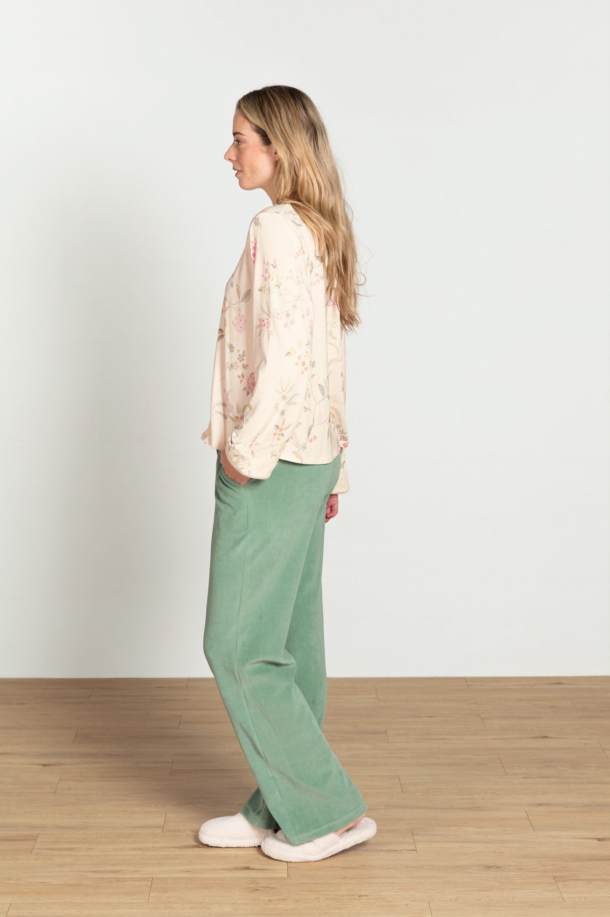 Pip Studio Faye Langarmshirt Bodhi Flower Off White – Größe M – Bild 4