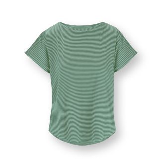 Pip Studio Tatum T-Shirt Little Sumo Stripe Grün – Größe XS