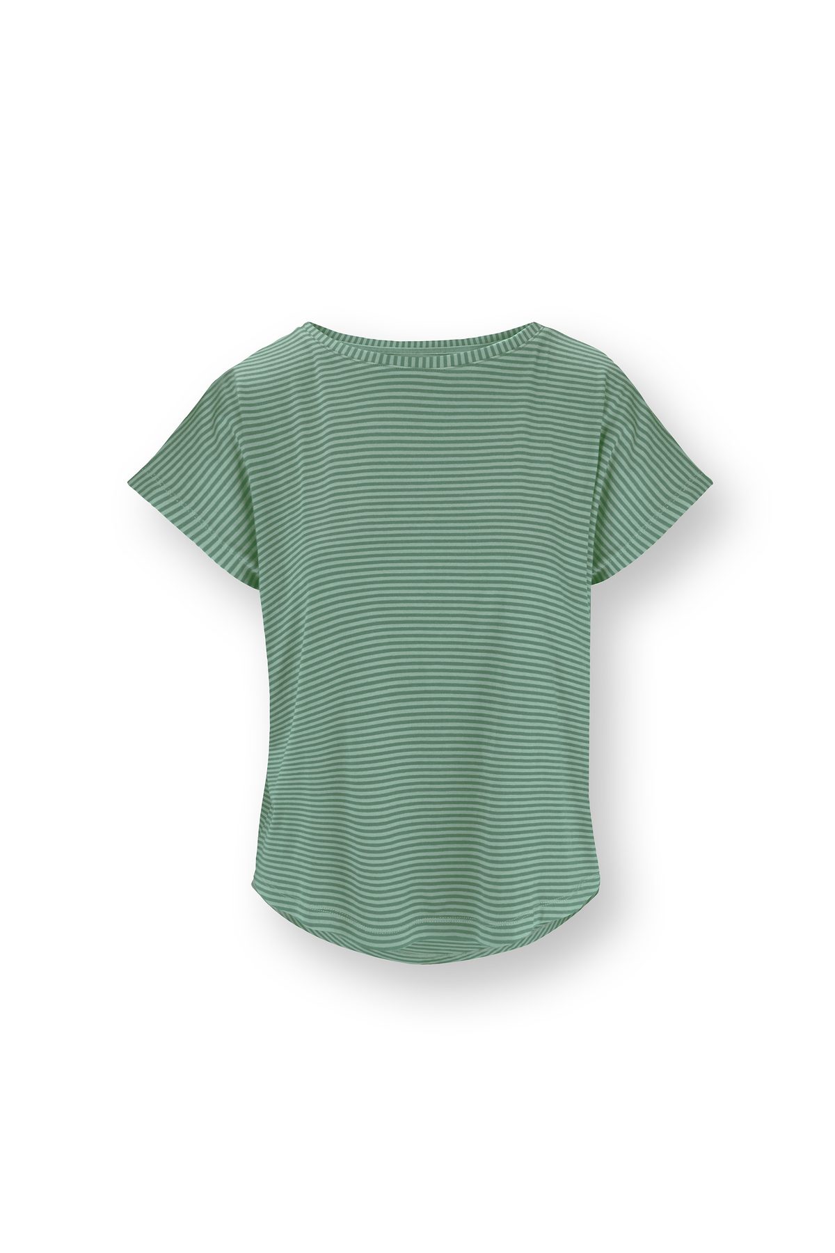 Pip Studio Tatum T-Shirt Little Sumo Stripe Grün – Größe XL