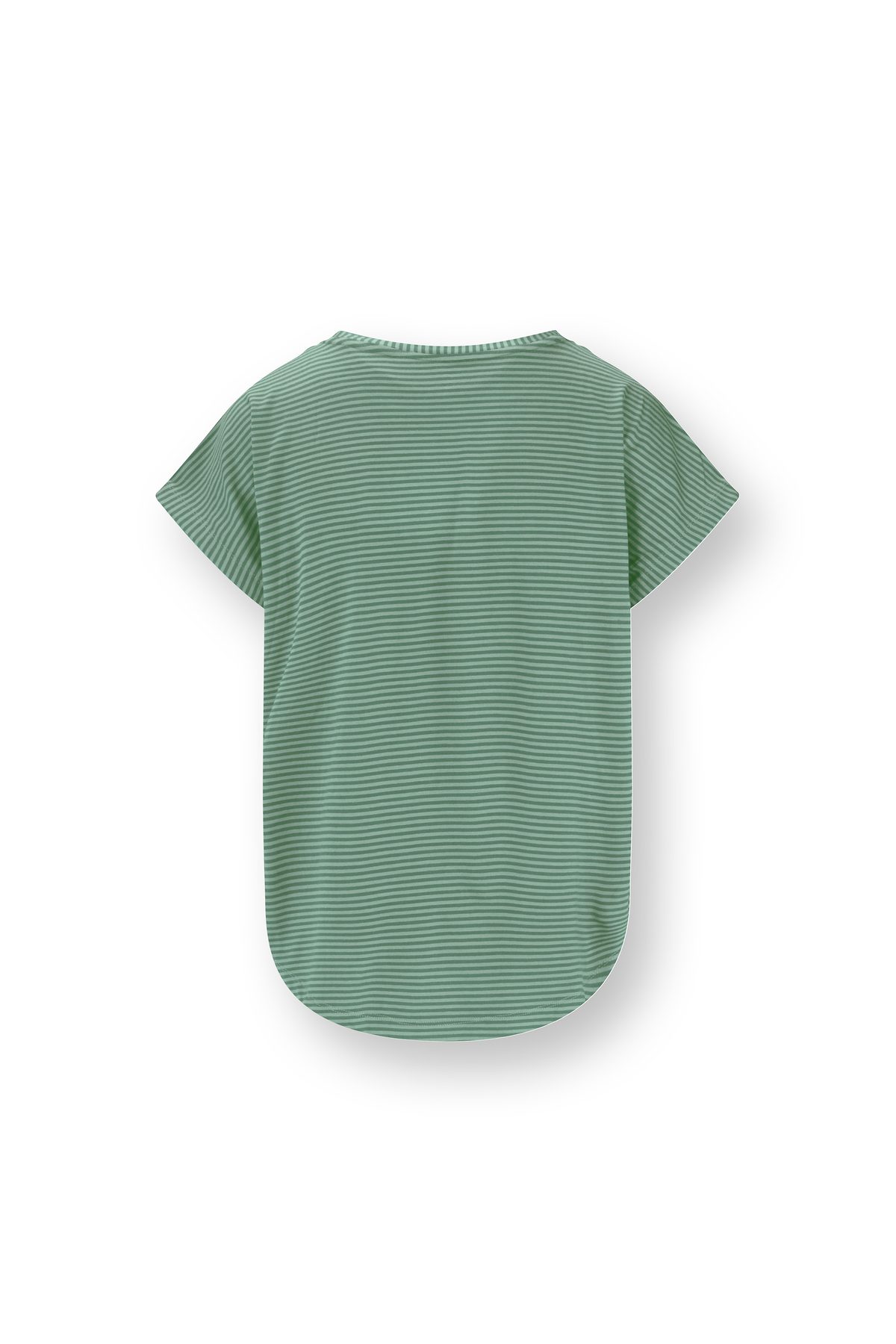 Pip Studio Tatum T-Shirt Little Sumo Stripe Grün – Größe XL – Bild 2