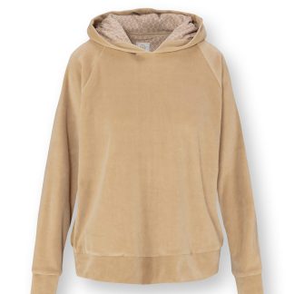 Pip Studio Tamari Kapuzenpullover Velvet Beige – Größe XL