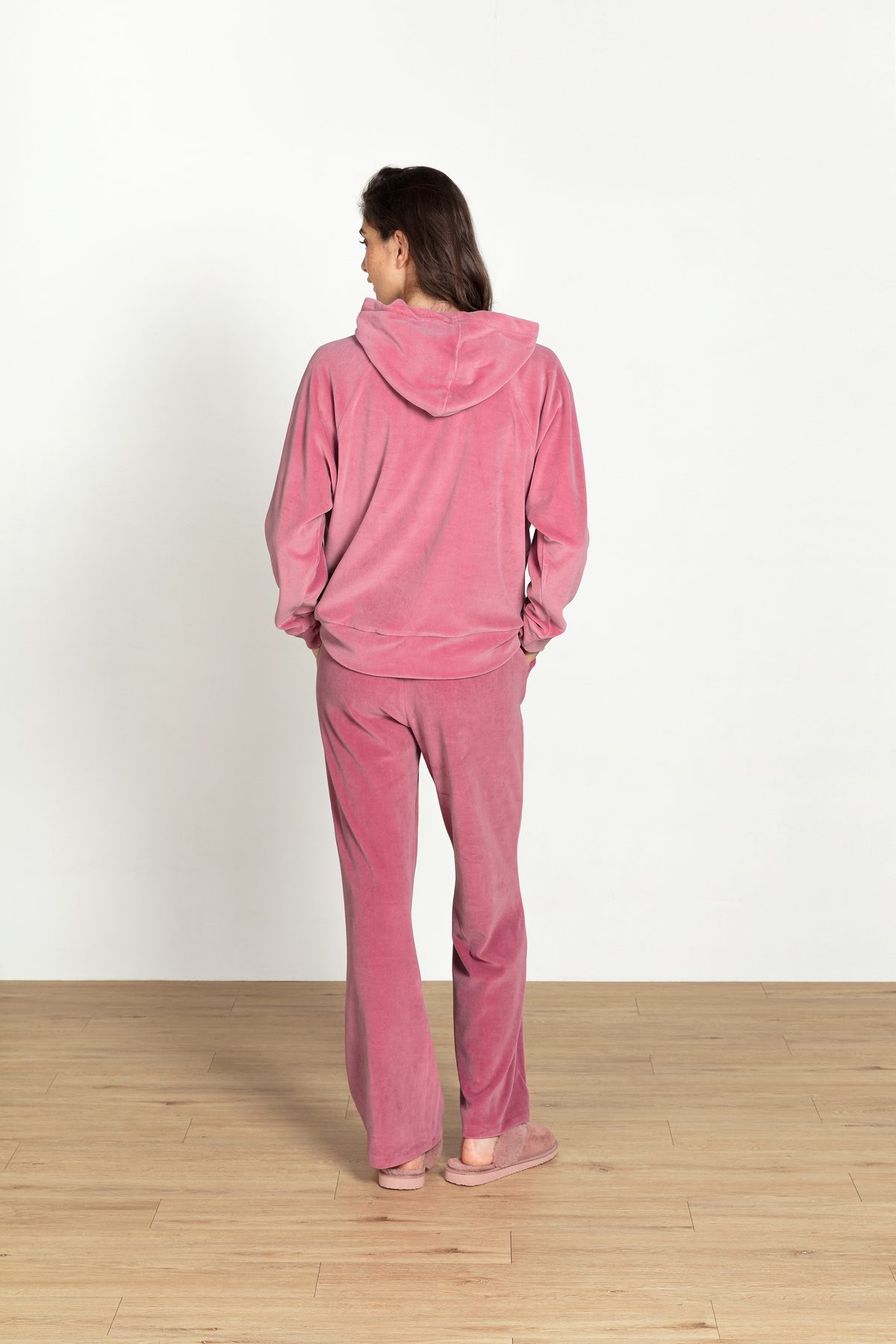 Pip Studio Tamari Kapuzenpullover Velvet Pink – Größe M – Bild 8