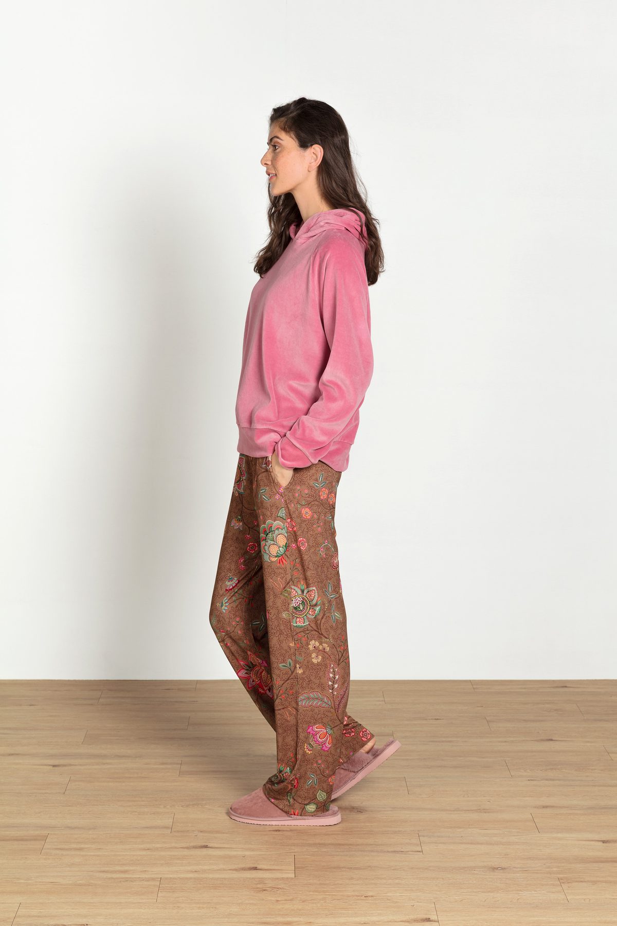 Pip Studio Tamari Kapuzenpullover Velvet Pink – Größe XL – Bild 4