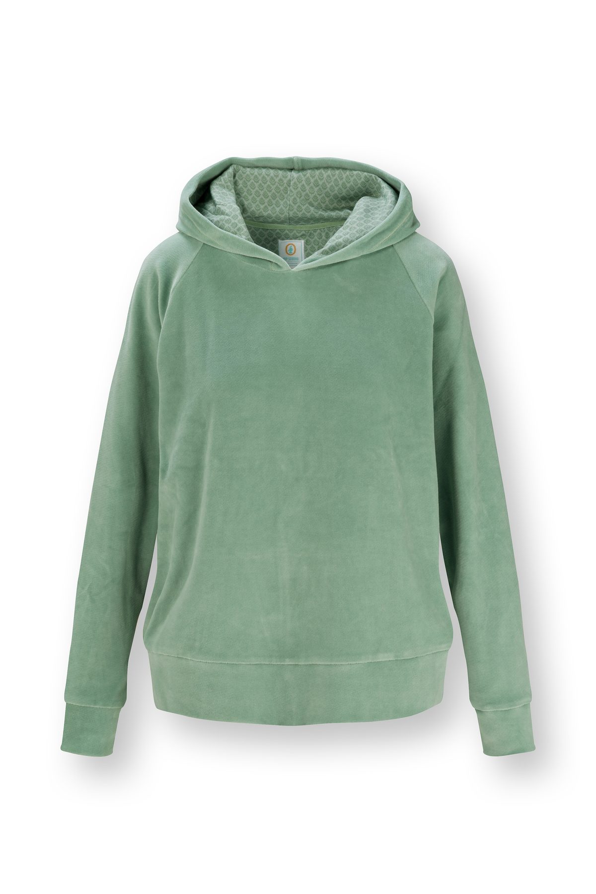 Pip Studio Tamari Kapuzenpullover Velvet Grün – Größe S