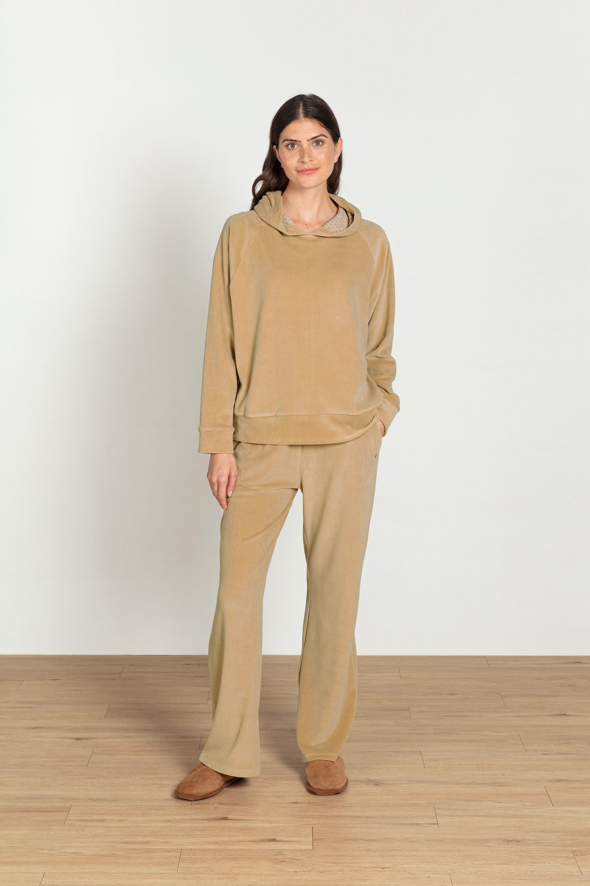 Pip Studio Britta Loungehose Velvet Beige – Größe XS – Bild 10