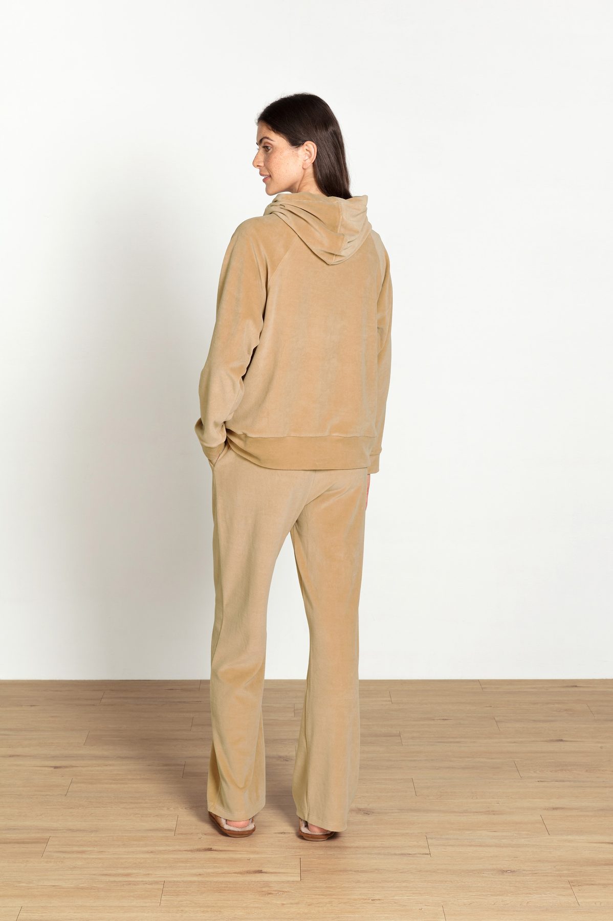 Pip Studio Britta Loungehose Velvet Beige – Größe XS – Bild 12