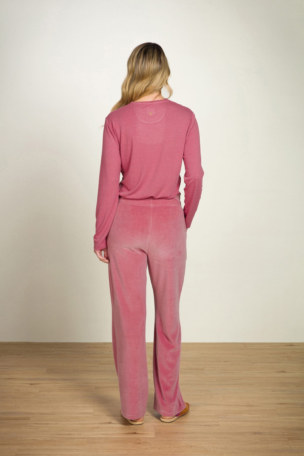 Pip Studio Britta Loungehose Velvet Pink – Größe XS – Bild 16