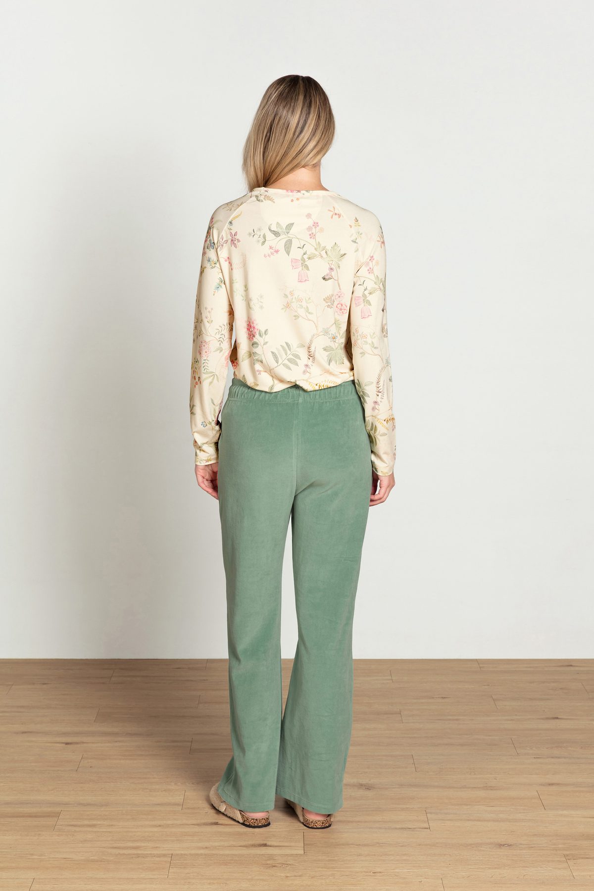 Pip Studio Britta Loungehose Velvet Grün – Größe XS – Bild 19