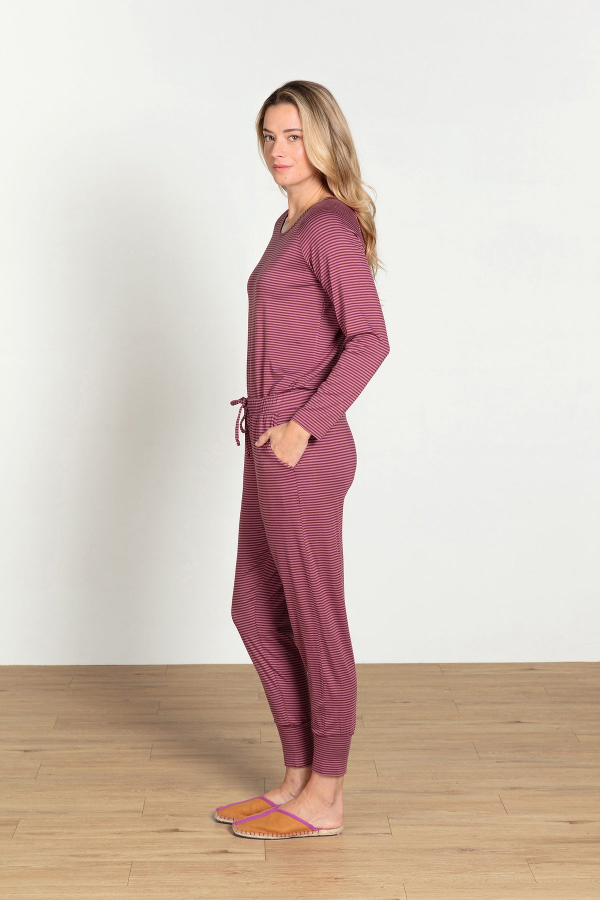 Pip Studio Bobien Loungehose Little Sumo Stripe Pink – Größe XS – Bild 9