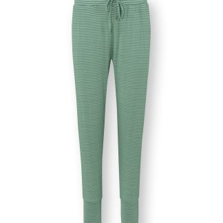Pip Studio Bobien Loungehose Little Sumo Stripe Grün – Größe XS