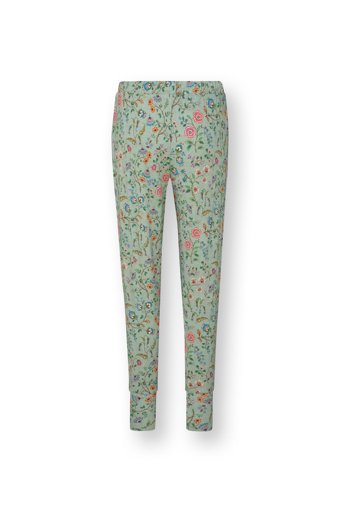 Pip Studio Bobien Loungehose Flora Bangalore Grün – Größe S – Bild 2