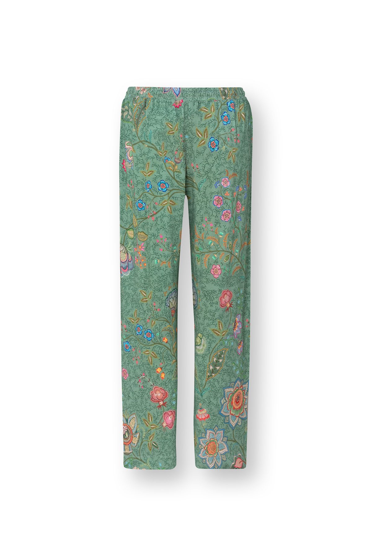Pip Studio Belin Loungehose Mumbai Morning Grün – Größe L – Bild 2